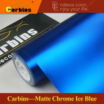 Kovové Modrá Chróm Matný Auto Zábaly Vinyl Carbins Poistné produkty line