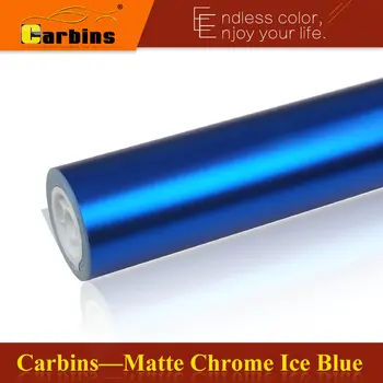 Kovové Modrá Chróm Matný Auto Zábaly Vinyl Carbins Poistné produkty line