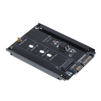 Kovové puzdro CY B+M 2 Zásuvky M. 2 NGFF (SATA) SSD 2,5 SATA Adaptér pre 2230/2242/2260/2280mm M2 NGFF SSD (Solid State pevný disk