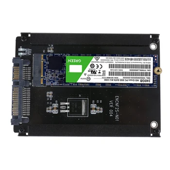 Kovové puzdro CY B+M 2 Zásuvky M. 2 NGFF (SATA) SSD 2,5 SATA Adaptér pre 2230/2242/2260/2280mm M2 NGFF SSD (Solid State pevný disk