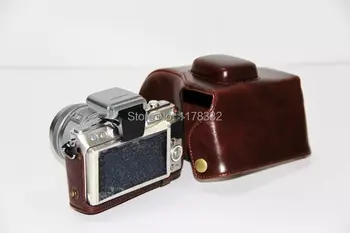 Kožené Fotoaparát prípade taška pre OLYMPUS Pen E-PL6 E-PL5 EPL5 EPL6 E-PM2 EPM2