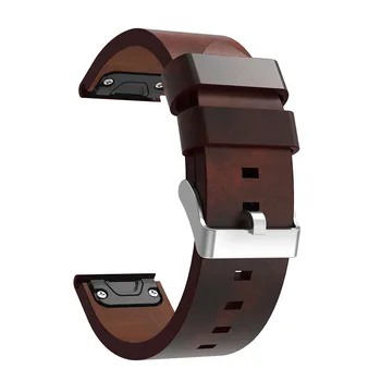 Kožené náramkové Hodinky Remienok Jednoduché uchytenie rýchly Odkaz Náramok Pás 22 MM Pre Garmin Fenix 5/ 5 Plus módne Smart hodinkám náramky