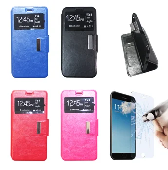 Kožené puzdro Flip Podporu pre Samsung Galaxy S3 i9300 (výber Farieb) + Chránič voliteľné