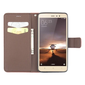 Kožené puzdro Pre Xiao Redmi Poznámka 3 Pro Special Edition Prípade Flip Peňaženky Kryt 152 mm SE Globálnej Medzinárodnej Verzie Telefónu Taška