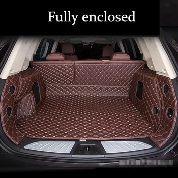 Kožené Vlastné Kufri Mat pre ALFA ROMEO Stelvio 2017-2018s Všetky Model kufri mat atď Bmw, Audi Bentley MINI Väčšina Model