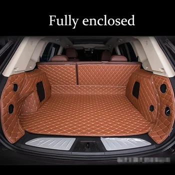 Kožené Vlastné Kufri Mat pre ALFA ROMEO Stelvio 2017-2018s Všetky Model kufri mat atď Bmw, Audi Bentley MINI Väčšina Model