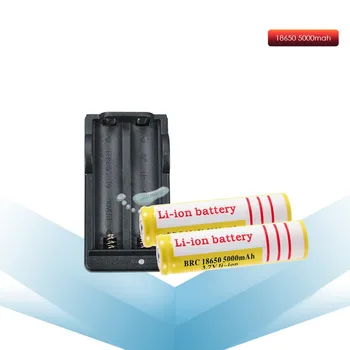Kpay 2/4pcs 18650 3,7 V 5000mAh Nabíjateľné Batérie pre LED Baterka E-cigareta Veľkú Kapacitu+Smart Dual Nabíjačky