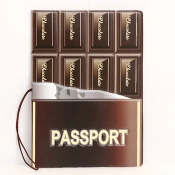 Kreatívne Cestovný Pas Kryt PVC Peňaženky Taška List Muži Ženy ID Adresu Držiteľa Prenosné Stravovanie Cestovné Príslušenstvo