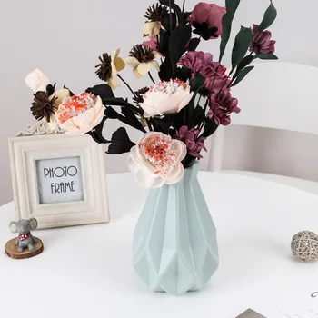Kreatívne Plastové Váza Simulácia Kvetinové Vázy Plastové Váza Módne Jednoduché Office Váza Výzdoba Domov Kvetináče