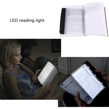 Kreatívne Plochá Doska LED Knihy Ľahké Prenosné Cestovné Ubytovni Čítanie Nočné Svetlo Led Stolná Lampa Oko pre Domáce Spálne