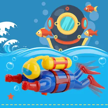 Kreatívne Potápačov Bábika Hodinky Hračky Detská Kúpeľ Hračky Plávanie Simulácia Potenciál Diver Dieťa Deti Vaňa Sprcha Hry Dieťa Darček
