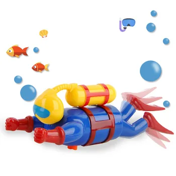 Kreatívne Potápačov Bábika Hodinky Hračky Detská Kúpeľ Hračky Plávanie Simulácia Potenciál Diver Dieťa Deti Vaňa Sprcha Hry Dieťa Darček