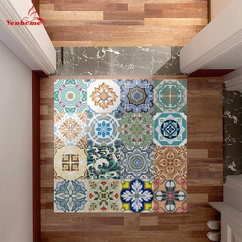 Kreatívne Samolepiace PVC, Keramické Dlaždice Nálepky Nepremokavé Tapety Art Diagonal Podlahové Samolepky Dom Dekorácie, Nástenné Maľby