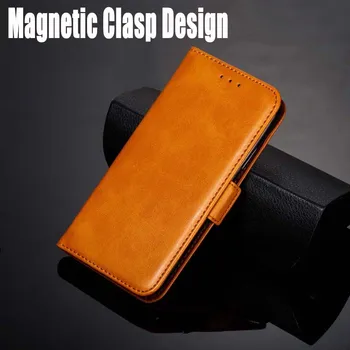 Kreatívny Dizajn Matné Koženým poťahom, Magnetická Spona Telefón puzdro pre LG G6 G7 K8 K10 Pre Sony XZ1 XZ2 Mini Prípadoch Kartou Vrecku