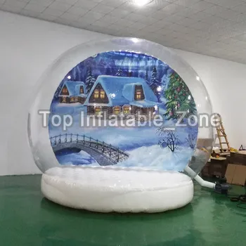 Krásne Nafukovacie Snehu Svete, Photo Booth Na Predaj 2M,3M,4M Dia Ľudských Snehu Svete Za Vianočné Dekorácie Vianočné Dvore Svete