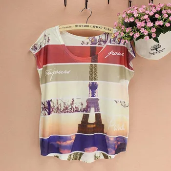 Krásny kvet 3D tlač krátke sleeve T-shirt žena módny dizajn letné tee novinka topy pre ženy zadarmo drop shipping
