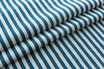 Krátke Záclonové modrým pruhom štýl Opony Kuchyňa bavlnená posteľná bielizeň Opony Semi-odtieň Malé Opony pre Domáce dekorácie 1pic 1m široký