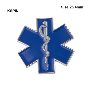 KSPIN Hviezda Života Ošetrovateľskej Ambulancie Klopě Pin Odznak Pin 10pcs veľa XY0160
