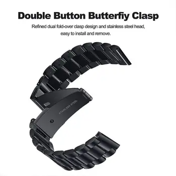 KTAB 20/22 mm Watchband Pre Huawei Sledovať GT2/GT/GT 2E Nastaviteľné Nerezové Hodinky Remienok Pre Huawei Gt2 Príslušenstvo Hodinky