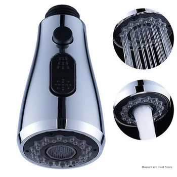Kuchyňa Ťuknite na položku Tri-funkcia Pull Jedným tlačidlom Vody Zastaviť Kohútik Sprcha Domácnosti Kúpeľňa Univerzálny Náhradný Diel Nástroje 2020 Nové