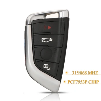Kutery 4 Tlačidlá Smart Remote Auto príveskom 315/868 MHz Pcf7953p Čip Pre BMW F CAS4 5 7 Série X5 X6 2016