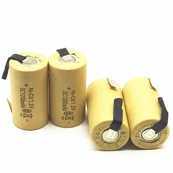Kvalitné nabíjacie batérie sub batérie SC Ni-Cd batérie 1.2 v tab 1200 mAh pre Elektrický nástroj