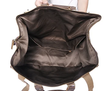 Kvalitné Originálne Kožené Muž Väčšiu Kapacitu Dizajn Kabelka Duffle Odkladacia Taška Móda Cestovanie Kufor Tote Bag 8151