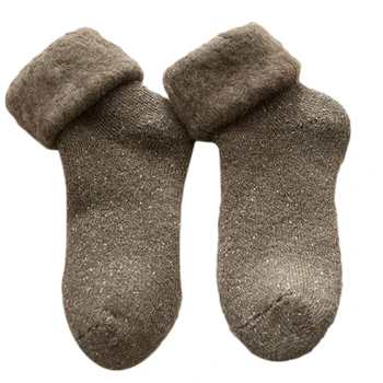 Kvalitné Zimné Ponožky Jeseň v Zime Teplé Vlnené Ponožky Ženy Zahustiť Tepelná Vlna Snehu Ponožky Pevné Spanie dámske Ponožky