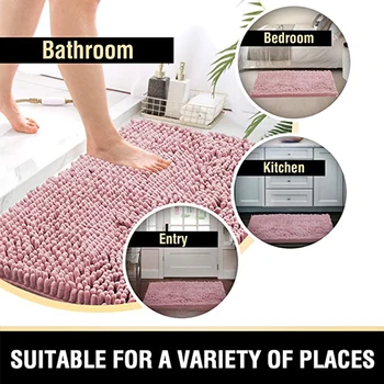Kvalitný kúpeľňový koberec non-slip vaňou koberec vonkajšia sprcha izba koberec, kúpeľňa rohože wc dvere mat