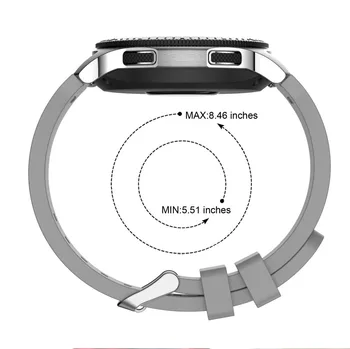 Kvalitný Mäkký Silikónový Pásik na Zápästie pre Samsung Galaxy Sledovať 46 mm SM-R800 Kapela Náhradné Gumy Náramok, Hodinky Remienok