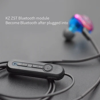 KZ ZS10 ZST ZS3 Kábel Bluetooth V4.2 Bezdrôtové Bluetooth Upgrade Modulu 85 cm Kábel Pre KZ ZS3 ZST AS10 ZS10 ES4 CCA C10 V80