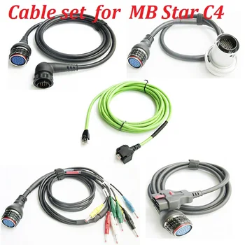 Kábel MB C4 OBD2 káble 38PIN/14PIN/OBD 16PIN /LAN kábel vysokej kvality MB star C4/C5 auto OBD2 pripojenie kábla