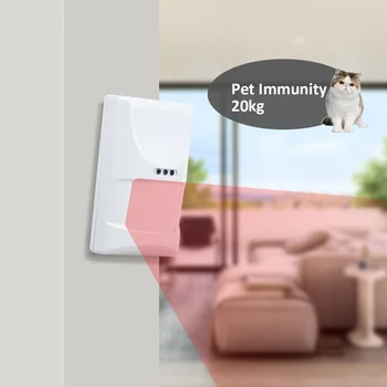 Káblové 20KG Anti-Pet Imunity PIR Snímač Infračervený Senzor Pohybu, Detektor pre Smart Home Zlodej Bezpečnostný Alarm Ochrany Systému