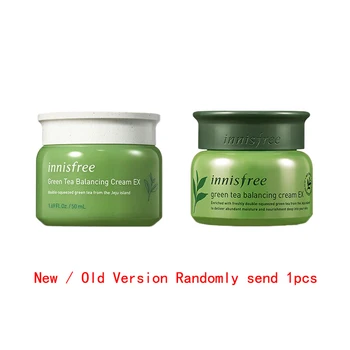 Kórea Kozmetické Zelený Čaj Balancing Cream EX 50 ml Green Tea Essence Krém na Tvár Hydratačný Zubov Anti wrinkle denný Krém