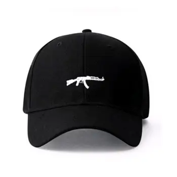 Kórejská verzia Assault Pištole výšivky šiltovku Vonkajšie módny Klobúk žena, muž, klobúky, čiapky hip hop bavlna čiapky