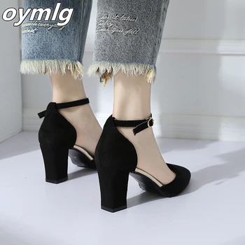 Kórejská verzia wild hrubé s poukázal jeden obuv módne, pohodlné vysoké podpätky trend sexy vysoké podpätky svadobné topánky mujer