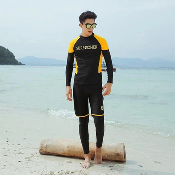 Kórejský 2020 wetsuits ženy surfovanie mužov zodpovedajúce pár celého tela potápačský oblek tričko+leginy+krátke milenca plávať mokré nastaviť veľkoobchod