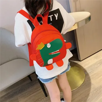Kórejský detské Tašky 2019 Jeseň Zima Nový Batoh Cartoon Mš Roztomilý Dinosaurus Pre Dievčatá Chlapci Dieťa Malé Školské tašky