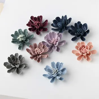 Kórejský kvet vlásenky vlásenky vlasy krúžok príslušenstvo DIY brošňa podprsenka mobilný telefón prípade dekoračné materiály