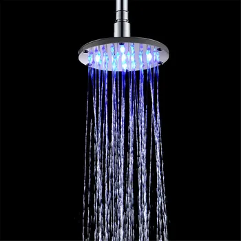 Kúpeľňa so sprchovým kútom hlavu farebné hlavu rodiny kúpeľňa 7 zmena farby LED sprcha kohútik vody svietiť L0409
