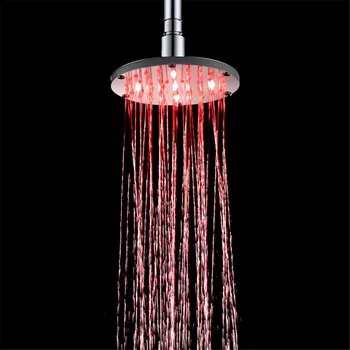 Kúpeľňa so sprchovým kútom hlavu farebné hlavu rodiny kúpeľňa 7 zmena farby LED sprcha kohútik vody svietiť L0409