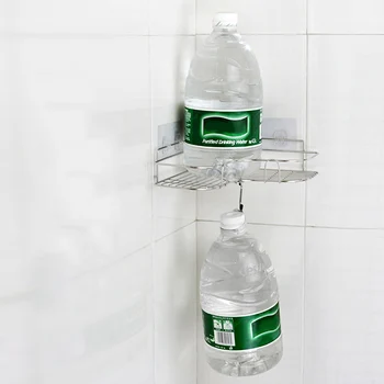 Kúpeľňa Sprchovacím kútom Stojan z Nehrdzavejúcej Ocele Trojuholníkové Šampón, Mydlo Úložné Poličky DNJ998
