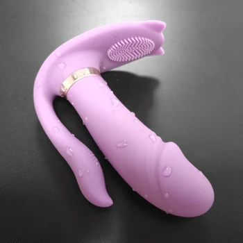 Kúrenie Nositeľné Hračka Motýľ Dildo vibrátor skryté v Nohavičky G Mieste Stimuláciu Klitorisu Hračky pre Dospelých Sex Produkt Stop
