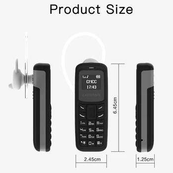 L8STAR BM30 Mini SIM Telefón+TF Karty, Odblokovaný Mobil GSM 2G Bezdrôtové Slúchadlá Bluetooth Komunikátor Headset Mobil s Mp3