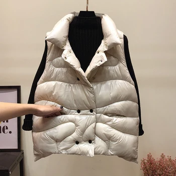 Lacné, veľkoobchod 2019 nové jeseň zima Hot predaj dámskej módy bežné ženské príjemne teplá Vesta vrchné oblečenie MP1460