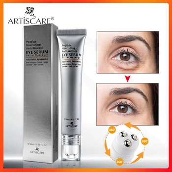 LANBENA Peptid Wrinkle Eye Serum Anti-Opuchy Jemné Linky temný Kruh Anti-Aging Hydratačné Očné Škvrny na Starostlivosť o Oči Krásy