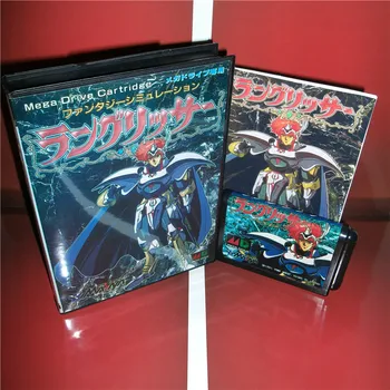 Langrisser(Čínskom jazyku) Japonsko Kryt s box a príručka Pre Sega Megadrive Genesis, Video Herné Konzoly 16 bit MD karty