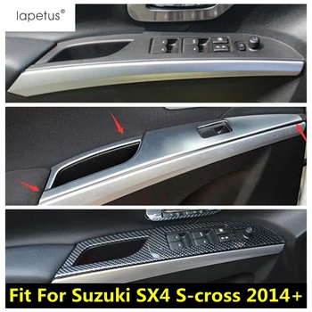 Lapetus Matný / Carbon Fiber Pozrieť Na Suzuki SX4 S-cross - 2020 Dvere, Okno, Výťah Tlačidlo Prepnúť Panel Kryt Výbava Príslušenstvo
