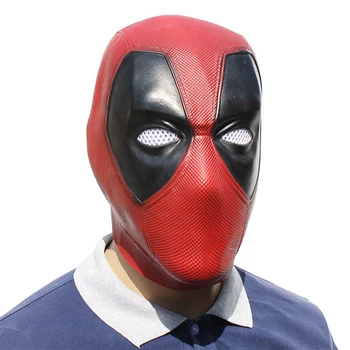 Latex Deadpool Wade Winston Wilson Masku Plnú Hlavu Halloween Film Masque Cosplay Party Masiek Dospelých, Kostým, Rekvizity Kvapka Loď