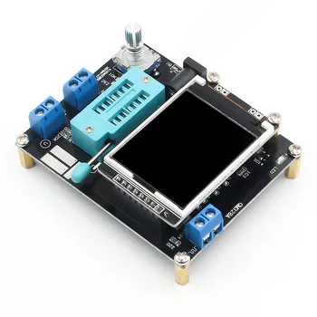 LCD GM328A Tranzistor Tester Diódy Kapacitné ESR Napätie Frekvencia Meter PWM Square Wave Generátora Signálu SMT Spájkovanie